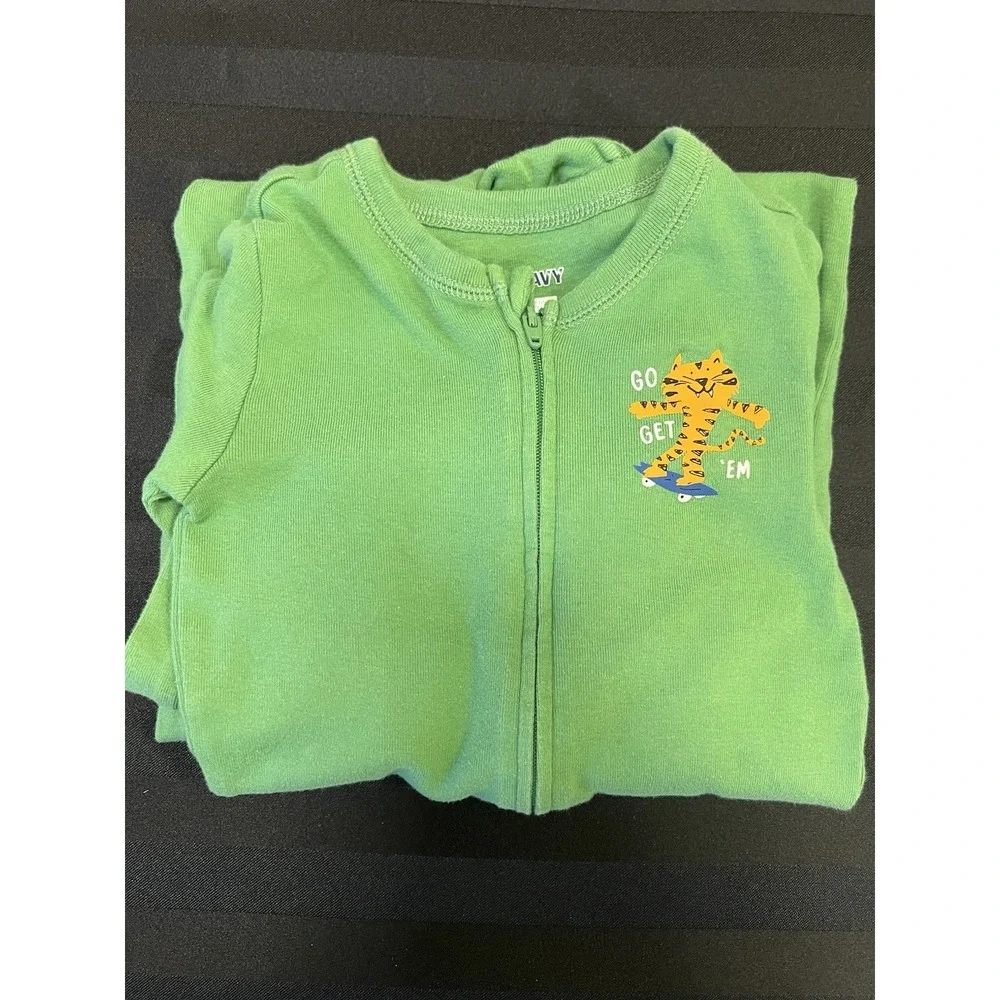 Old Navy 6 Toddler One Piece Sleepers Lot of 3 Footless Warm Cozy Kids‎